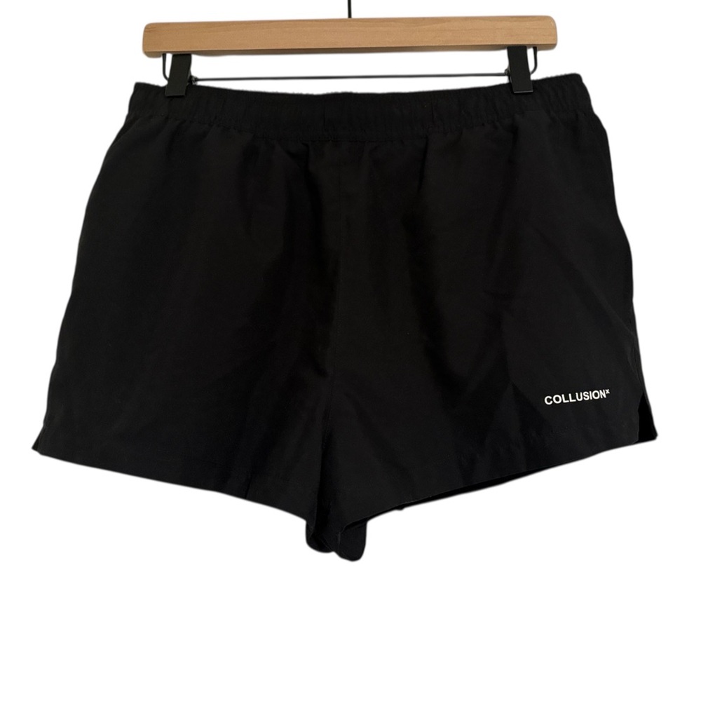 Collusion Men's Black Swim Shorts Size Medium